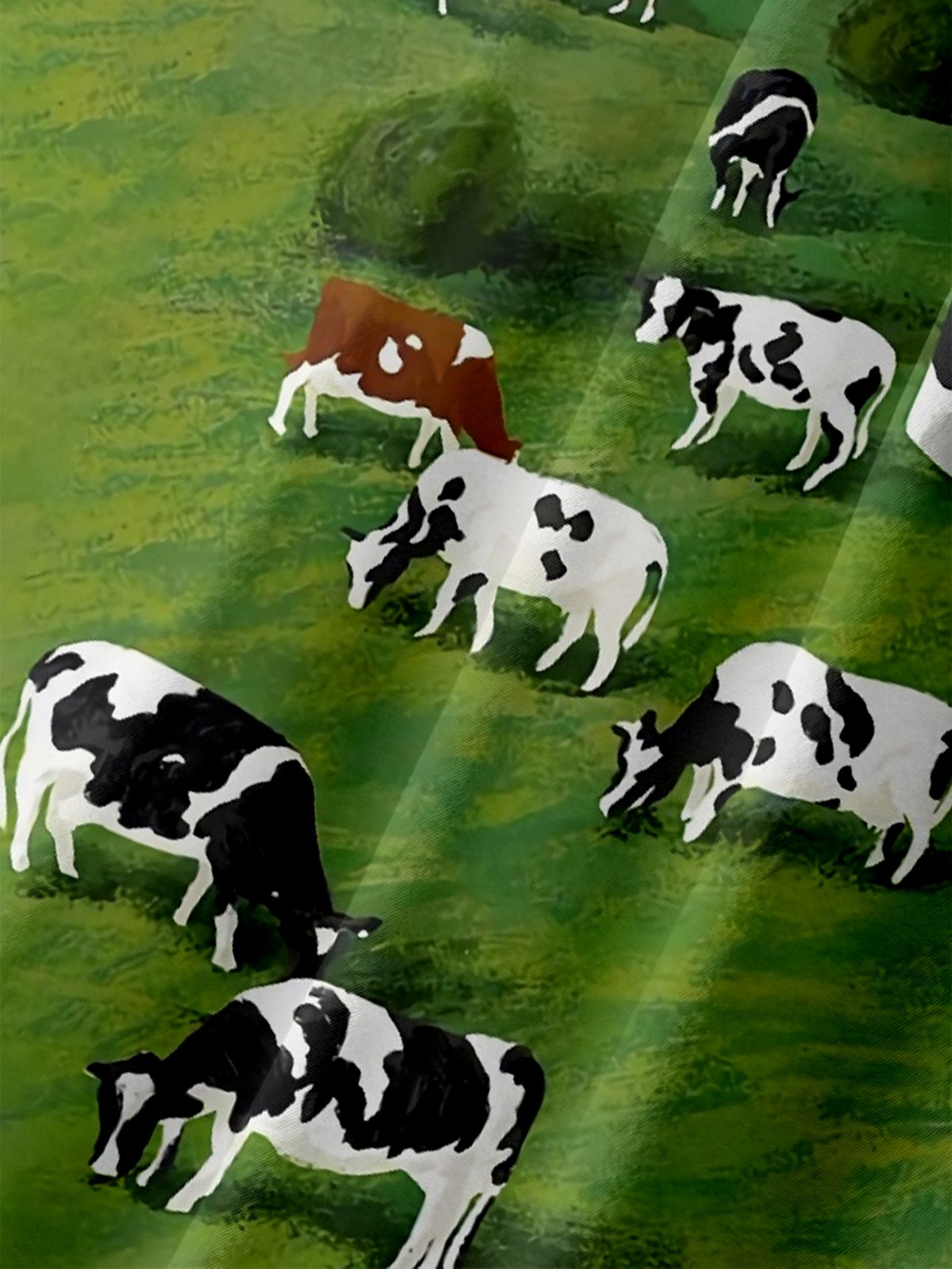 Cow Farm Funny Chest Pocket Casual Hawaiian Shirt