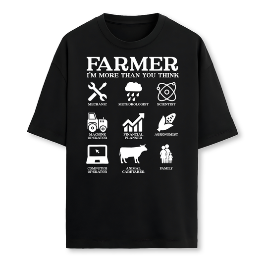 Farmer Gift Idea Farming Agriculture Patriotic Farmer Farmer T-Shirt