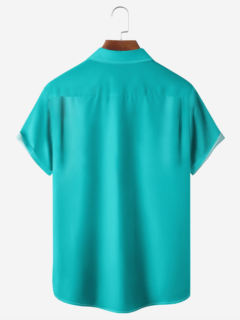 Geometric Cow Hawaiian Shirt