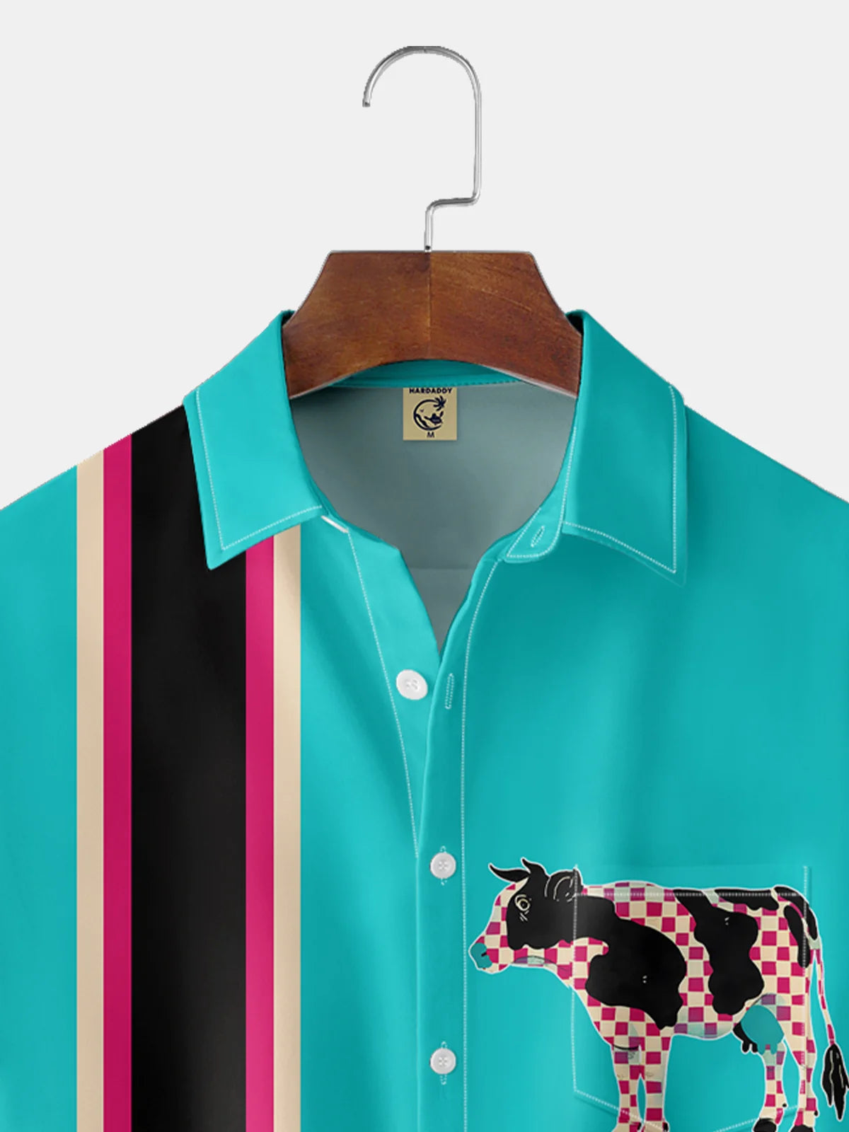 Geometric Cow Hawaiian Shirt