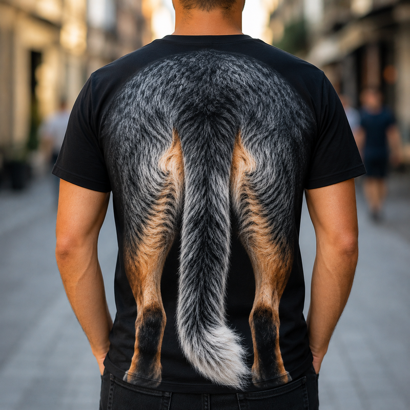 Blue Heeler 3D T-Shirt – Australian Cattle Dog All-Over Print Tee for Dog Lovers