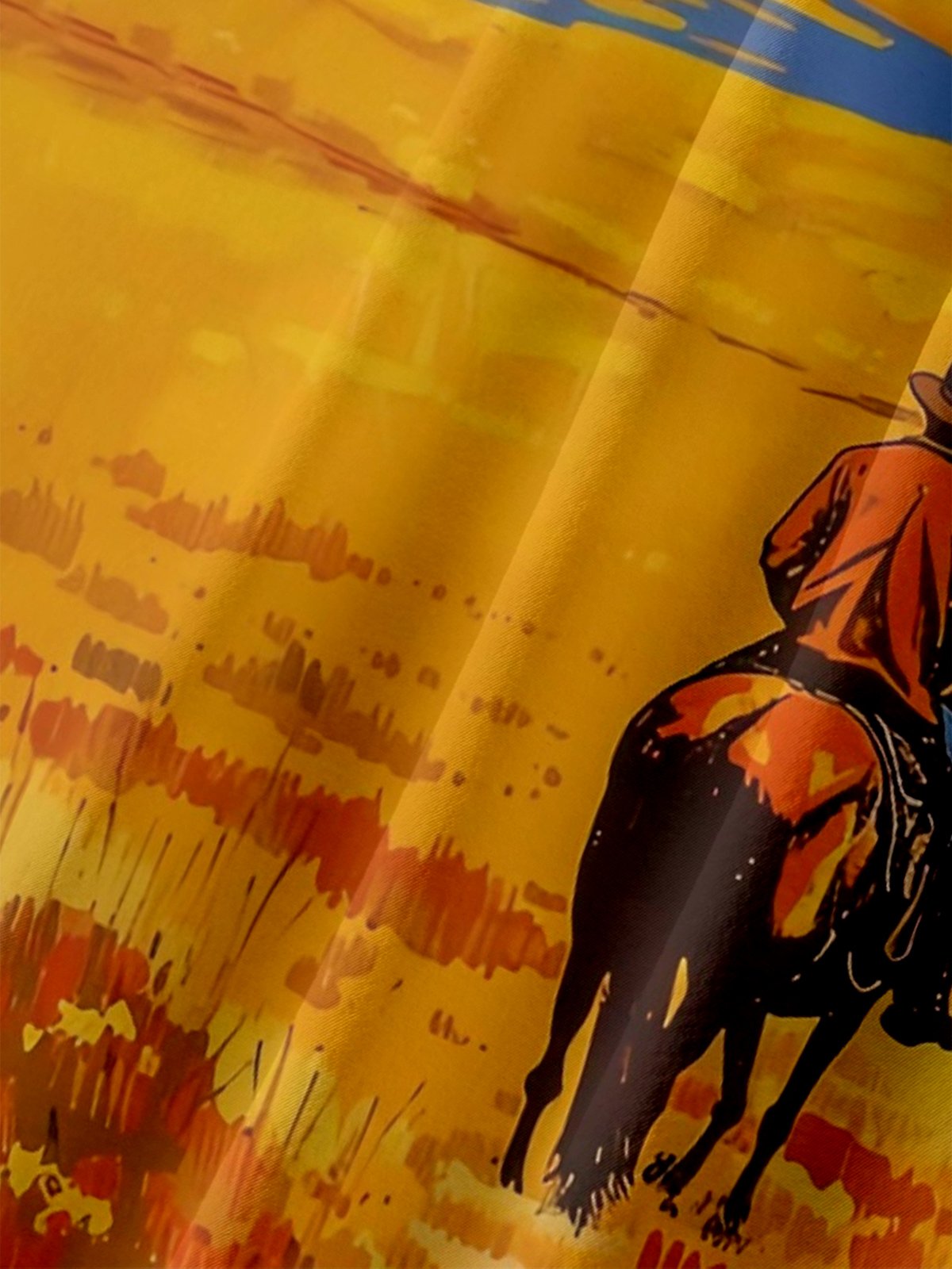 Farm Cowboy Scene Hawaiian Shirt