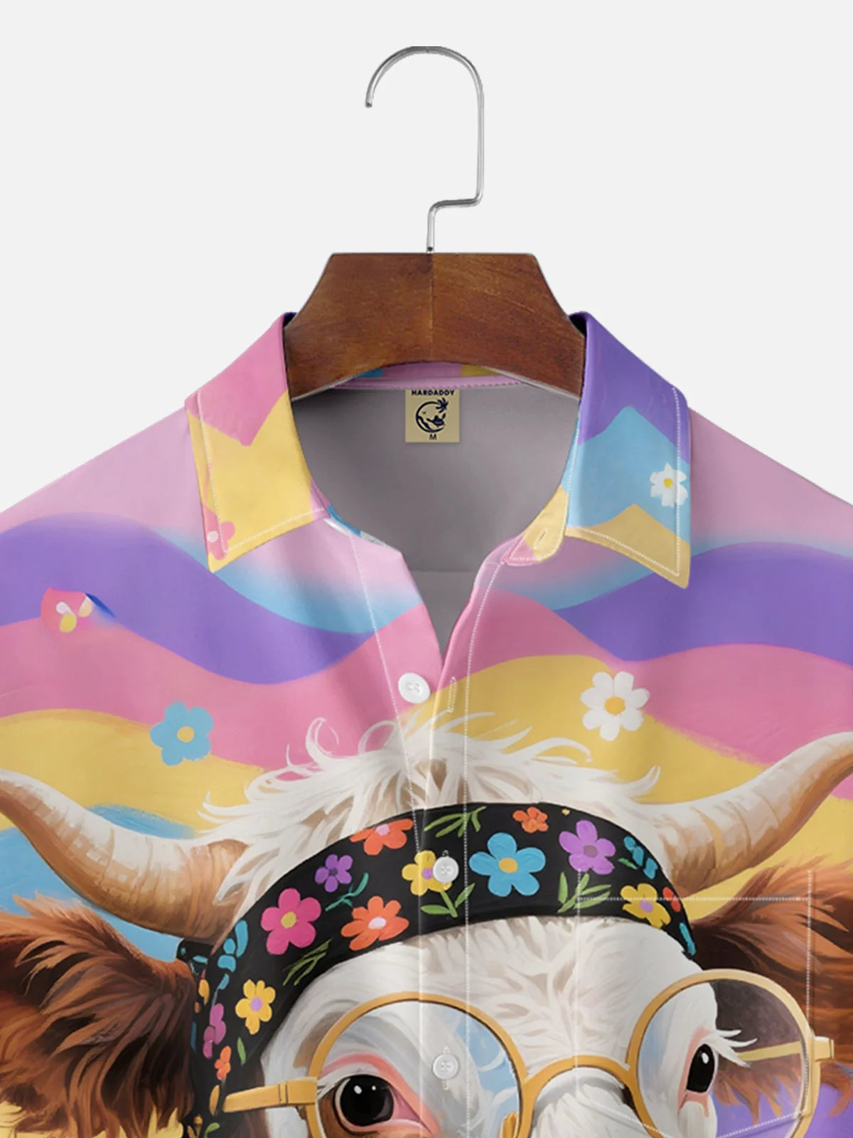 Cow Chest Pocket Hawaiian Shirt