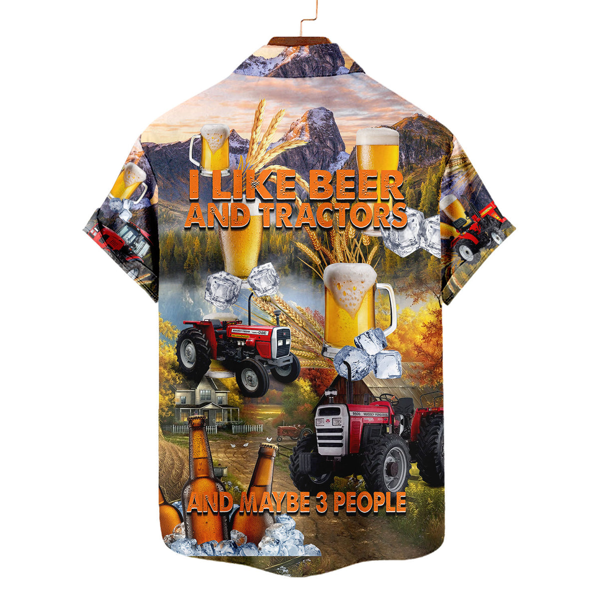 Beer & Tractor Hawaiian Shirt – Autumn Farm Life