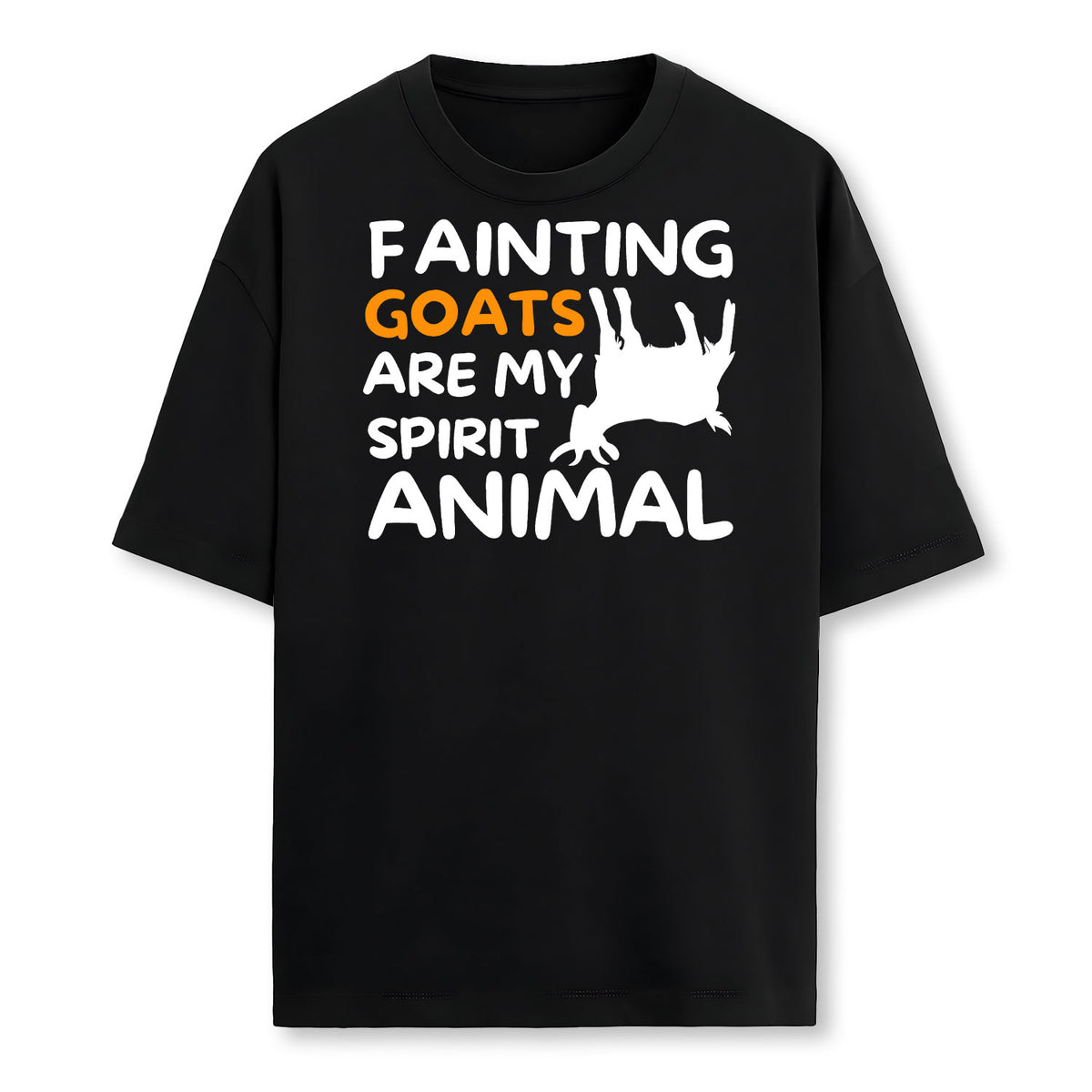 Fainting Goats Are My Spirit Animal Funny Goat Lover Farmer T-Shirt
