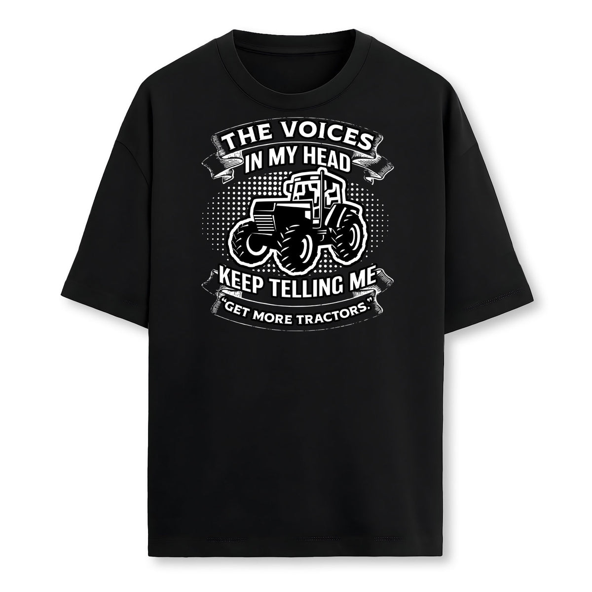 Funny Get More Tractors Farmer Design Tractor Pullover Farmer T-Shirt