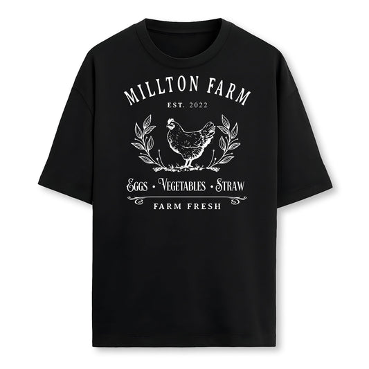 Personalized Family Farm Shirt - Custom Name Vintage Chicken Tee,  Farmhouse Gift, Homestead Apparel, Country Style T-Shirt