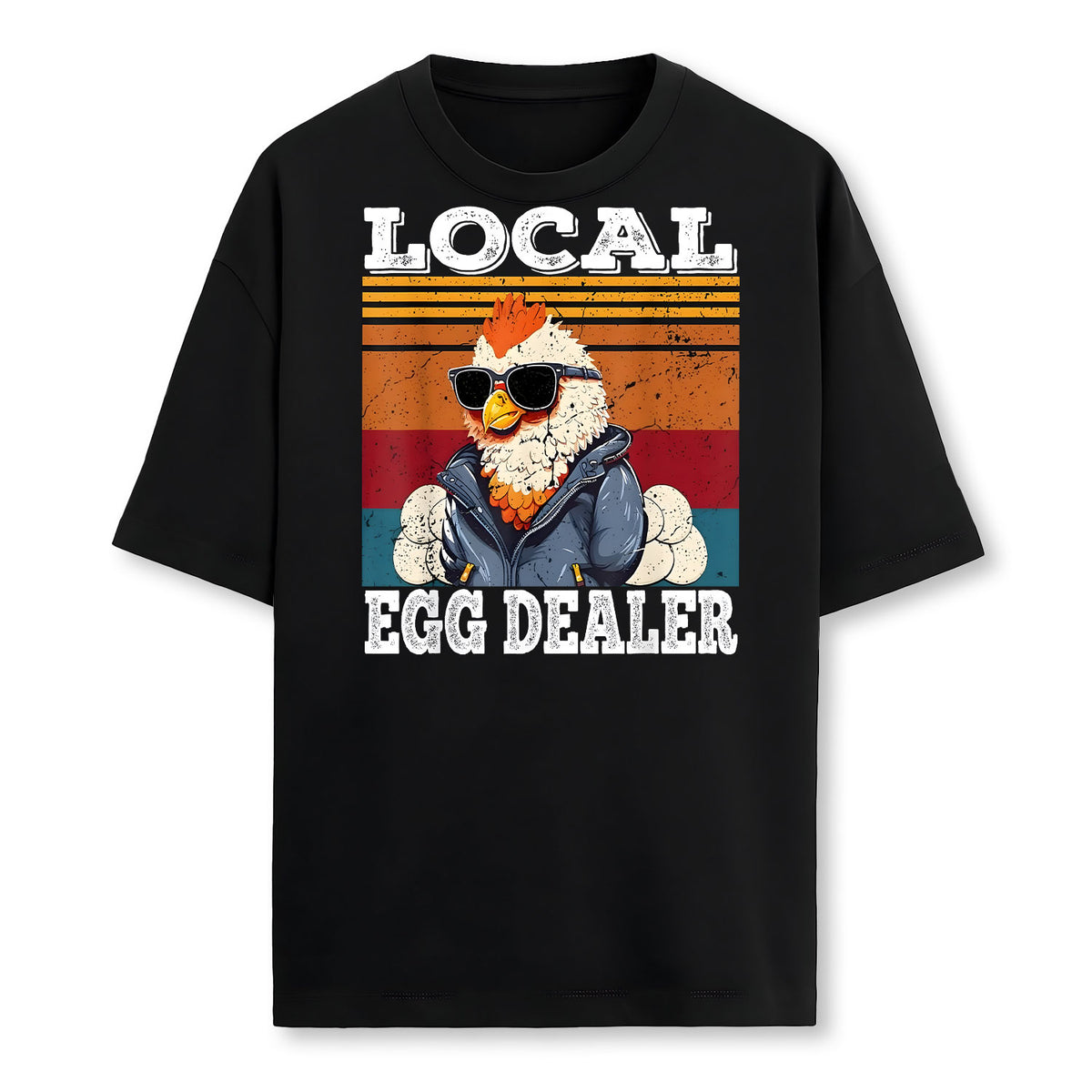 Local Egg Dealer Funny Egg Peddler Chicken Egg Farmer Farmer T-Shirt