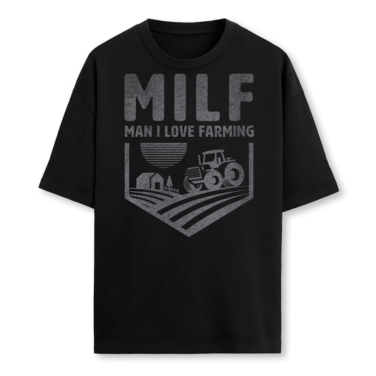 Funny Farm Dad Joke Farmer Mom Man I Love Farming Pullover Hoodie Farmer T-Shirt