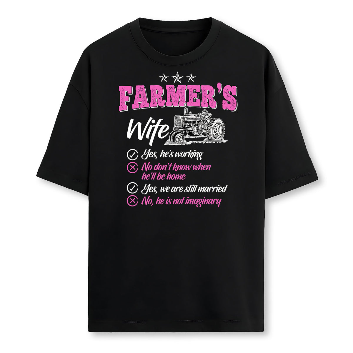 Funny Farmer Shirt Women Wife Of A Farmer Rancher Farmer T-Shirt