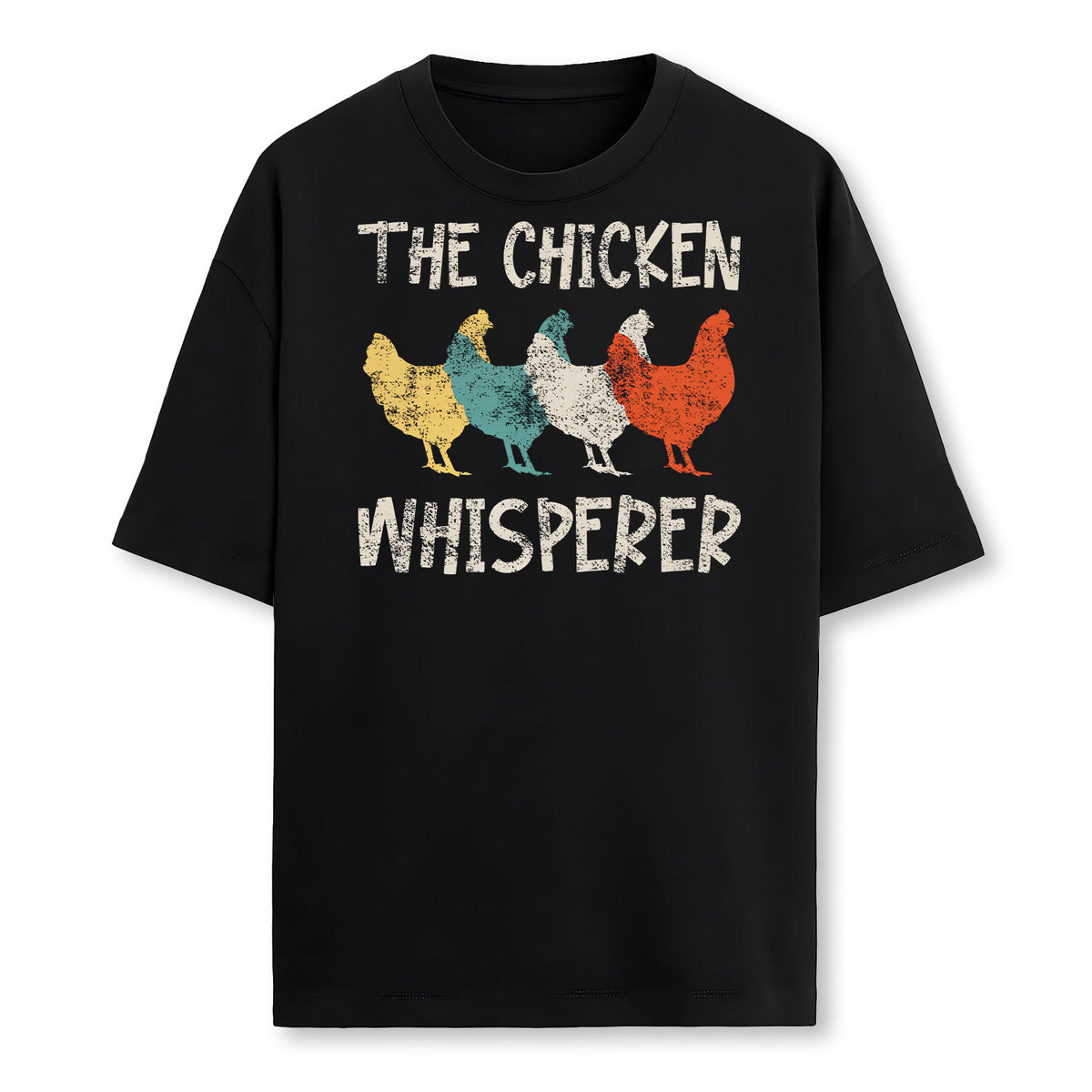 Chicken Whisperer Farmer Retro Farmer T-Shirt