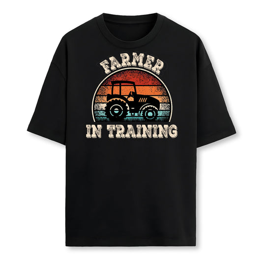 Farmer In Training Tractor Funny Farming Agriculture Farmer T-Shirt