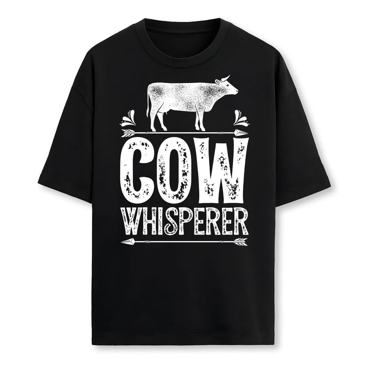 Cow Whisperer Funny Women Men Dairy Farming Farmer Farm Pullover Hoodie Farmer T-Shirt