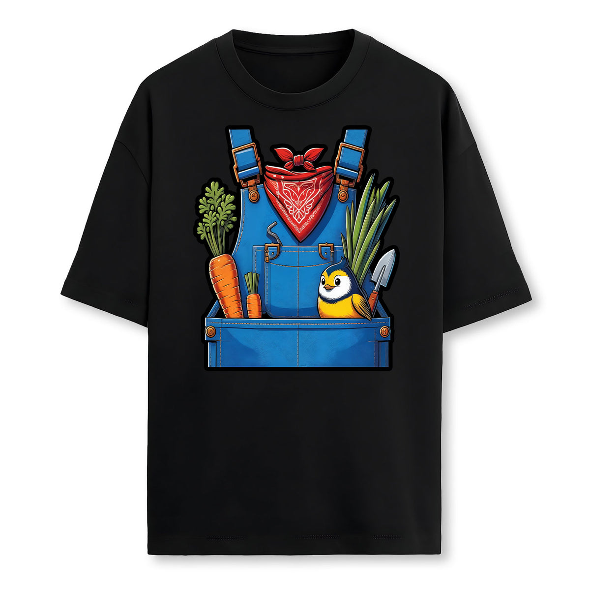 Funny Farmer Costume Halloween Simple Cute Farm Women Men Farmer T-Shirt