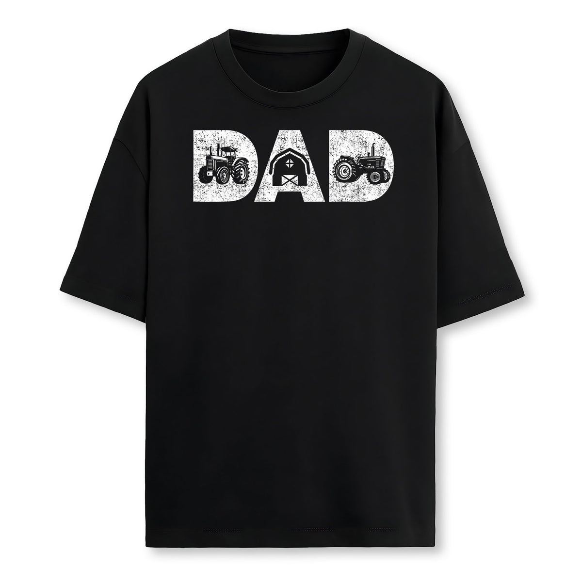 Mens Vintage Farming Father Farm Lover Farmer Daddy Tractor Dad Farmer T-Shirt