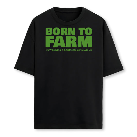 Farming Simulator Born To Farm Green Farmer T-Shirt