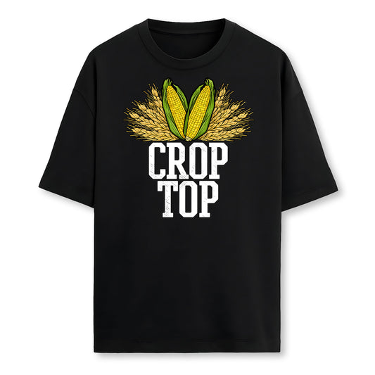 Crop Top Farm Pun Corn Farming Agriculture Funny Farmer Farmer T-Shirt