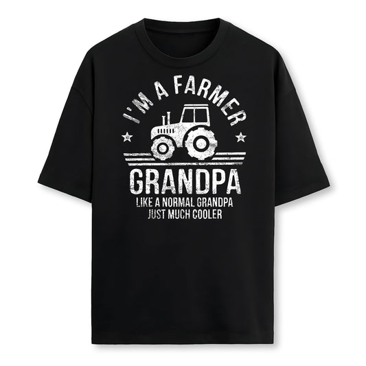 Im A Farmer Grandpa Rancher Gifts Tractor Farm Farming Farmer T-Shirt