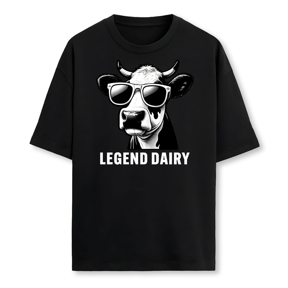 Legend Dairy Funny Farmer Cow Farmer Pun Graphic Farmer T-Shirt