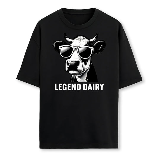 Legend Dairy Funny Farmer Cow Farmer Pun Graphic Farmer T-Shirt