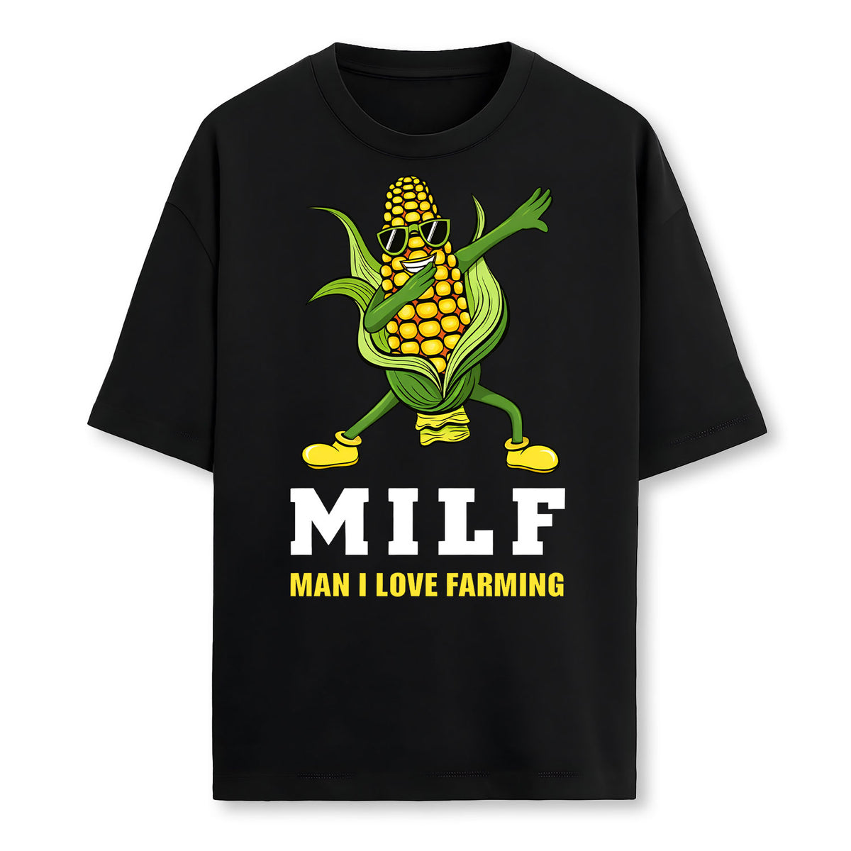 Dabbing Corn Cob Farmer Gift Man I Love Farming Farmer T-Shirt