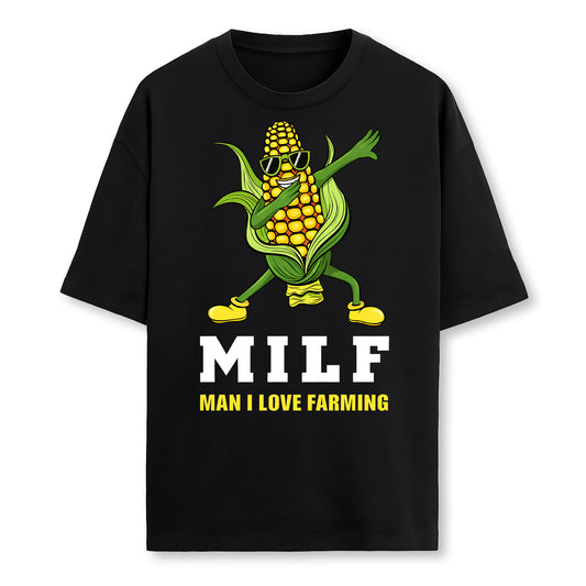 Dabbing Corn Cob Farmer Gift Man I Love Farming Farmer T-Shirt