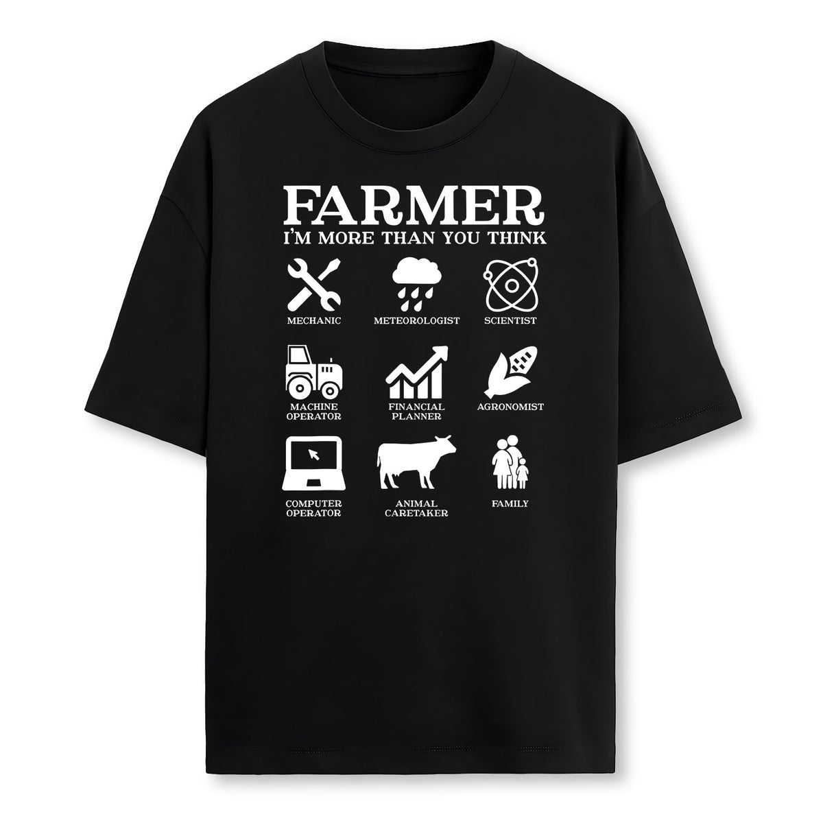 Farmer Gift Idea Farming Agriculture Patriotic Farmer Farmer T-Shirt