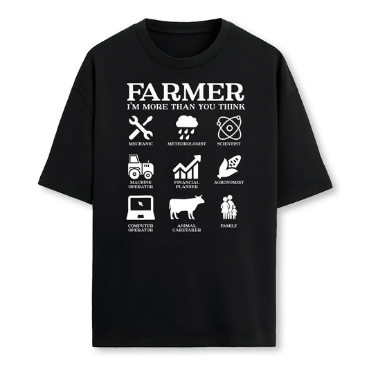 Farmer Gift Idea Farming Agriculture Patriotic Farmer Farmer T-Shirt