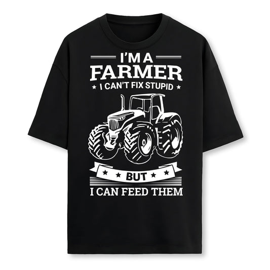 Funny Farming Tractor Im A Farmer I Feed People Farmer T-Shirt