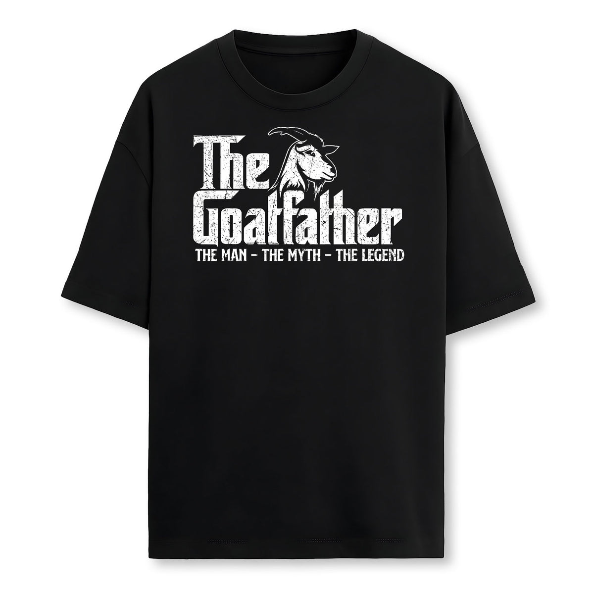 The Goatfather Goat Owner Animal Farmer Rancher Farming T-Shirt