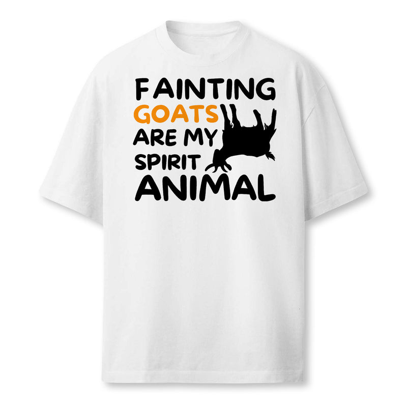Fainting Goats Are My Spirit Animal Funny Goat Lover Farmer T-Shirt