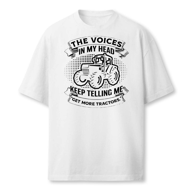 Funny Get More Tractors Farmer Design Tractor Pullover Farmer T-Shirt