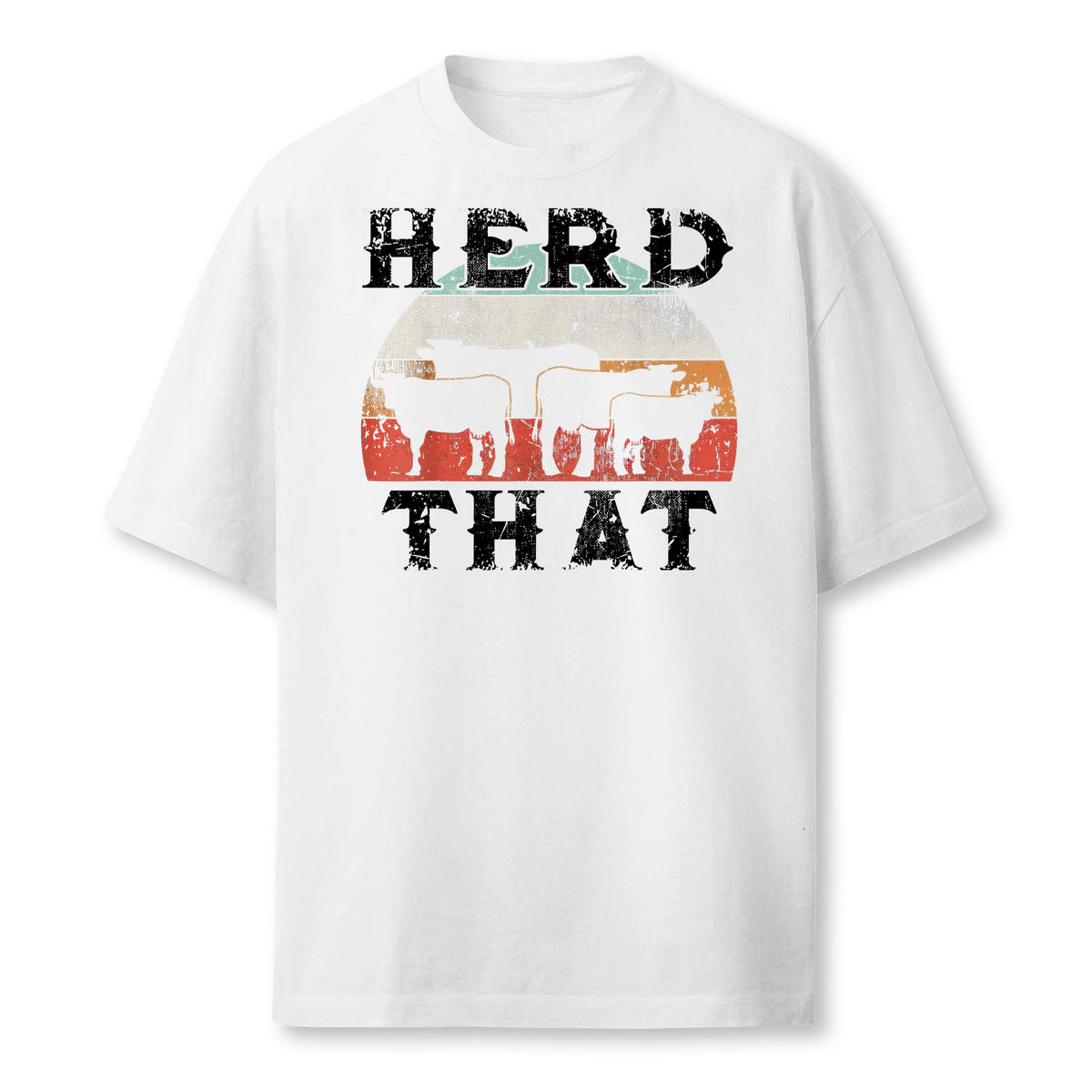 Farmer Herd That Cow Lover Funny Farmer Tee Farmer T-Shirt