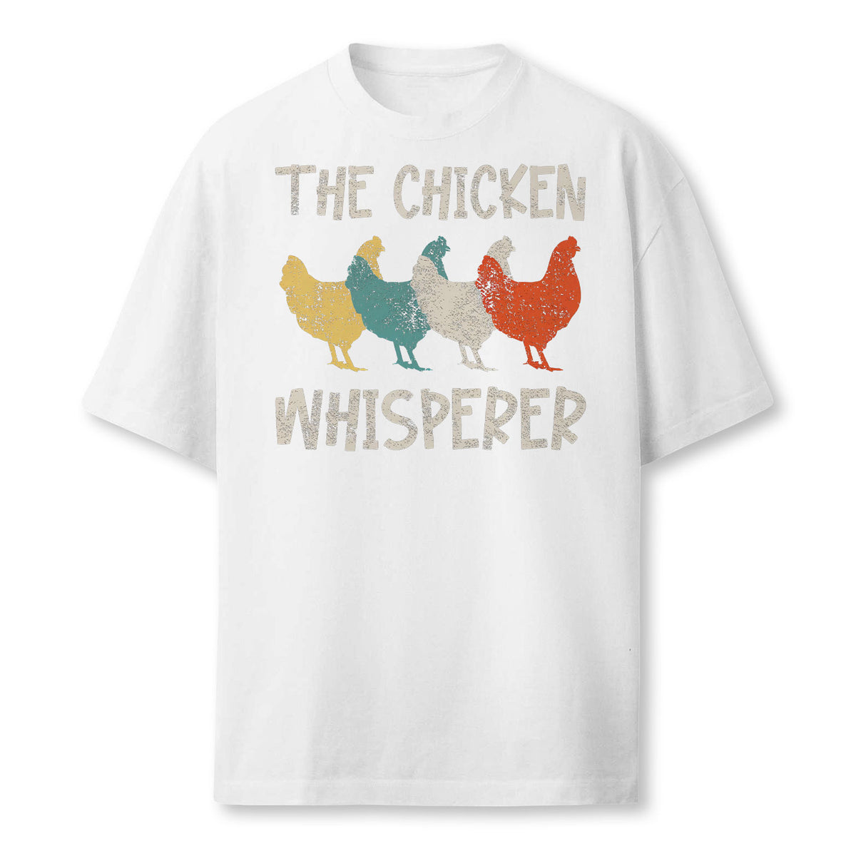 Chicken Whisperer Farmer Retro Farmer T-Shirt