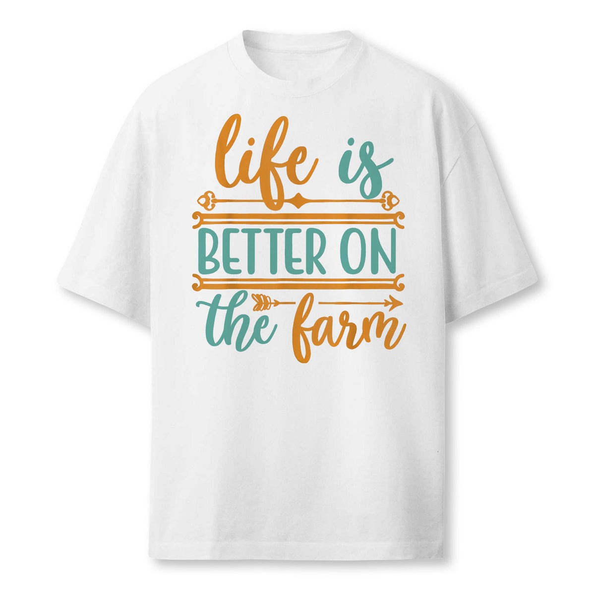 Life Is Better On The Farm Farming Rancher Farmer Gift Farmer T-Shirt