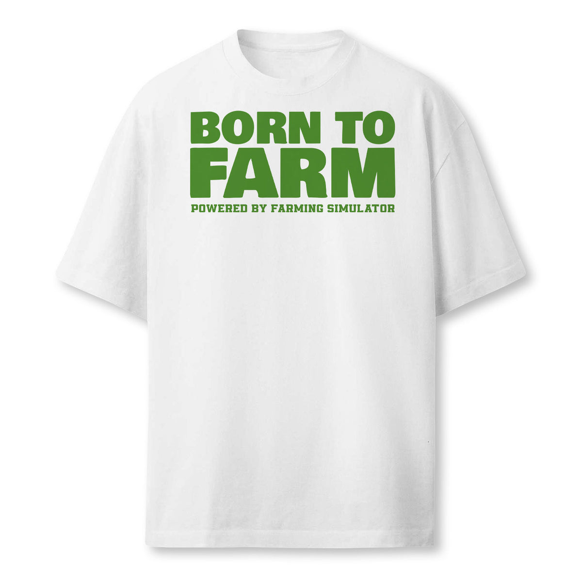 Farming Simulator Born To Farm Green Farmer T-Shirt