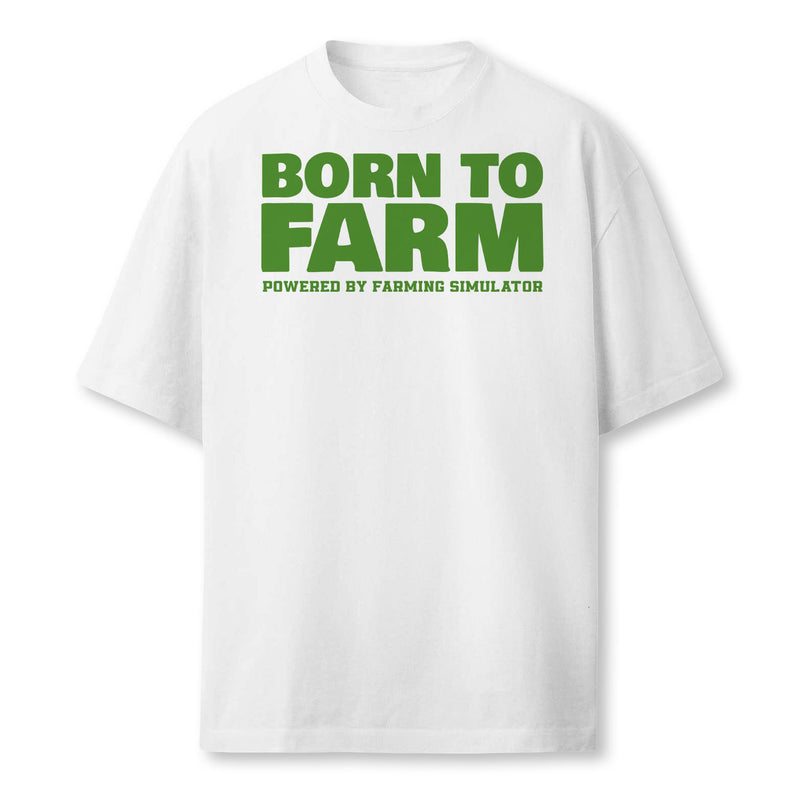 Farming Simulator Born To Farm Green Farmer T-Shirt