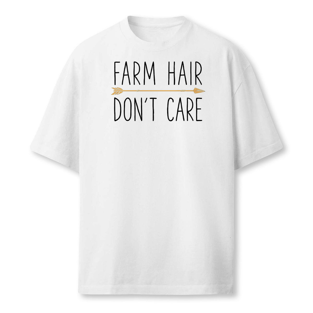 Farm Hair Dont Care T Shirt Farming Farmer Men Women Gifts Farmer T-Shirt