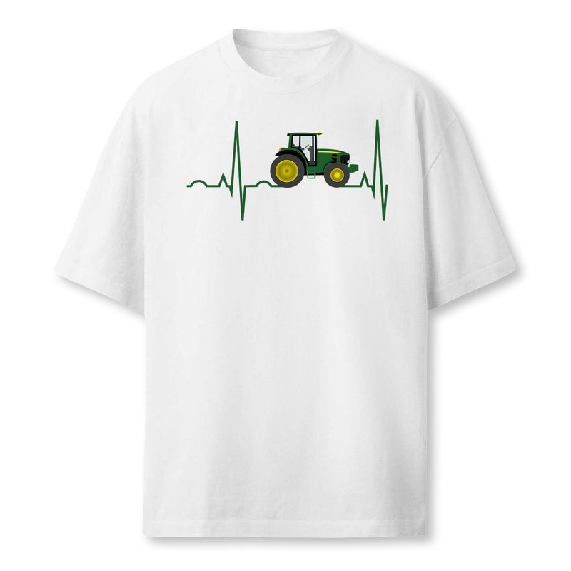 Tractor Heartbeat Shirt Best For Farmers Farmer T-Shirt