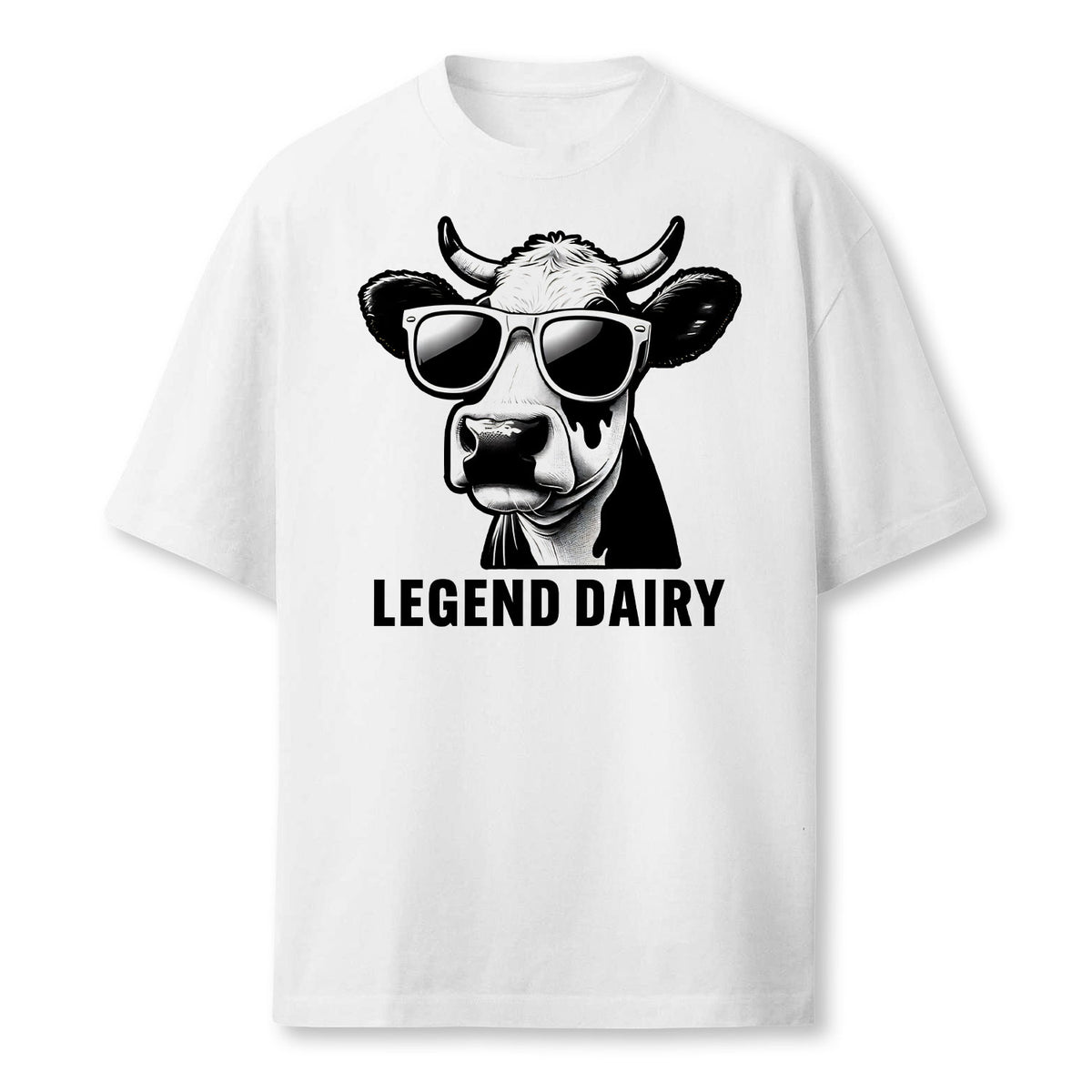 Legend Dairy Funny Farmer Cow Farmer Pun Graphic Farmer T-Shirt