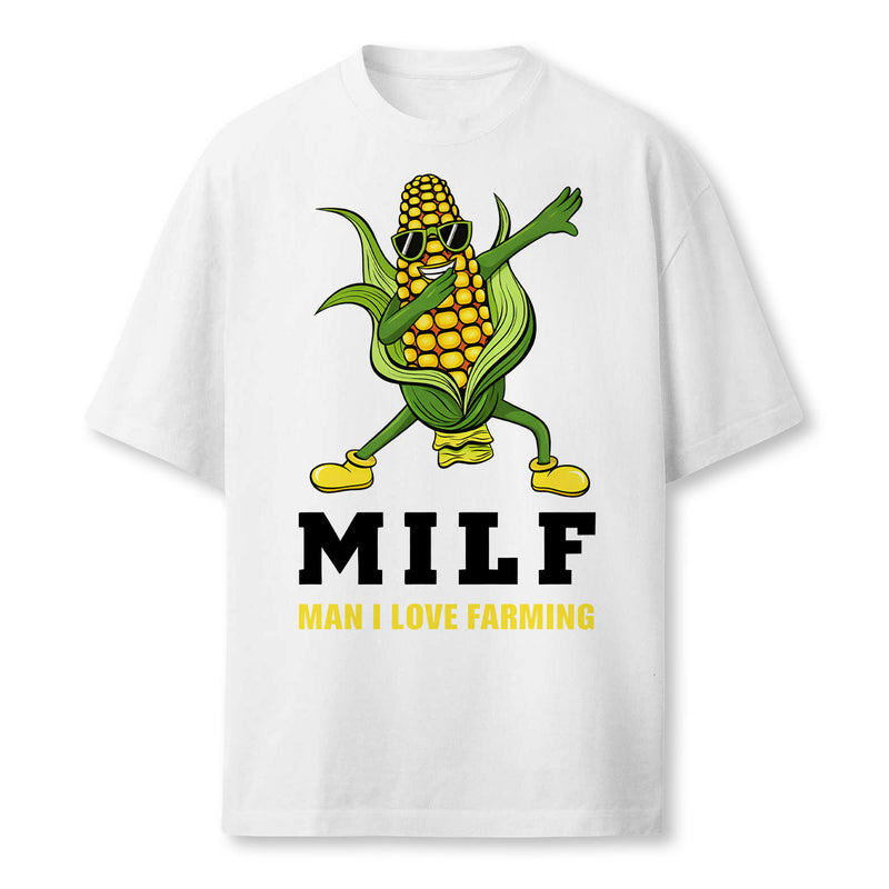 Dabbing Corn Cob Farmer Gift Man I Love Farming Farmer T-Shirt