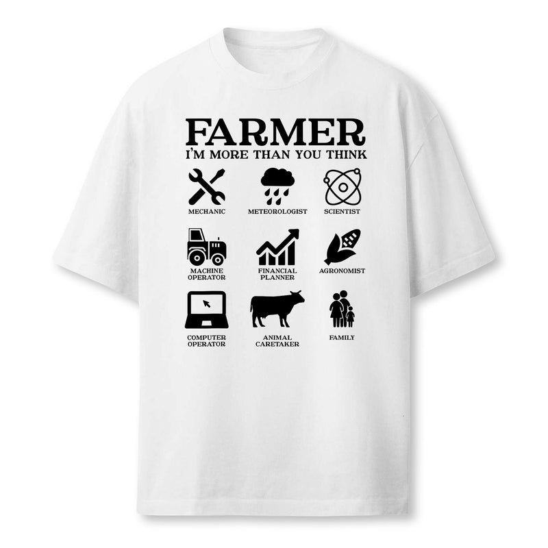 Farmer Gift Idea Farming Agriculture Patriotic Farmer Farmer T-Shirt