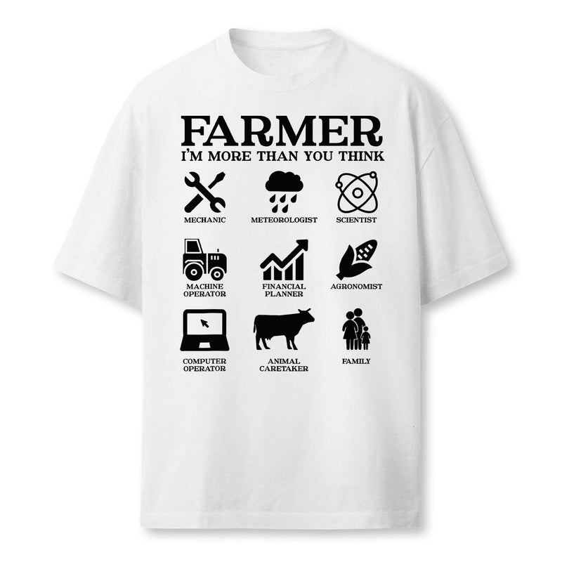 Farmer Gift Idea Farming Agriculture Patriotic Farmer Farmer T-Shirt