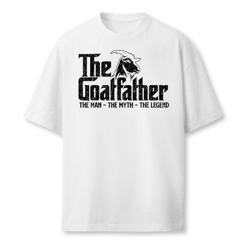 The Goatfather Goat Owner Animal Farmer Rancher Farming T-Shirt