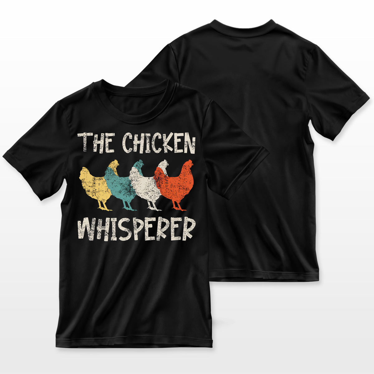 Chicken Whisperer Farmer Retro Farmer T-Shirt