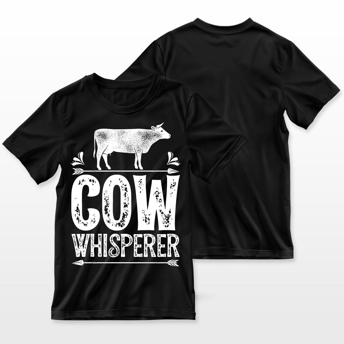 Cow Whisperer Funny Women Men Dairy Farming Farmer Farm Pullover Hoodie Farmer T-Shirt