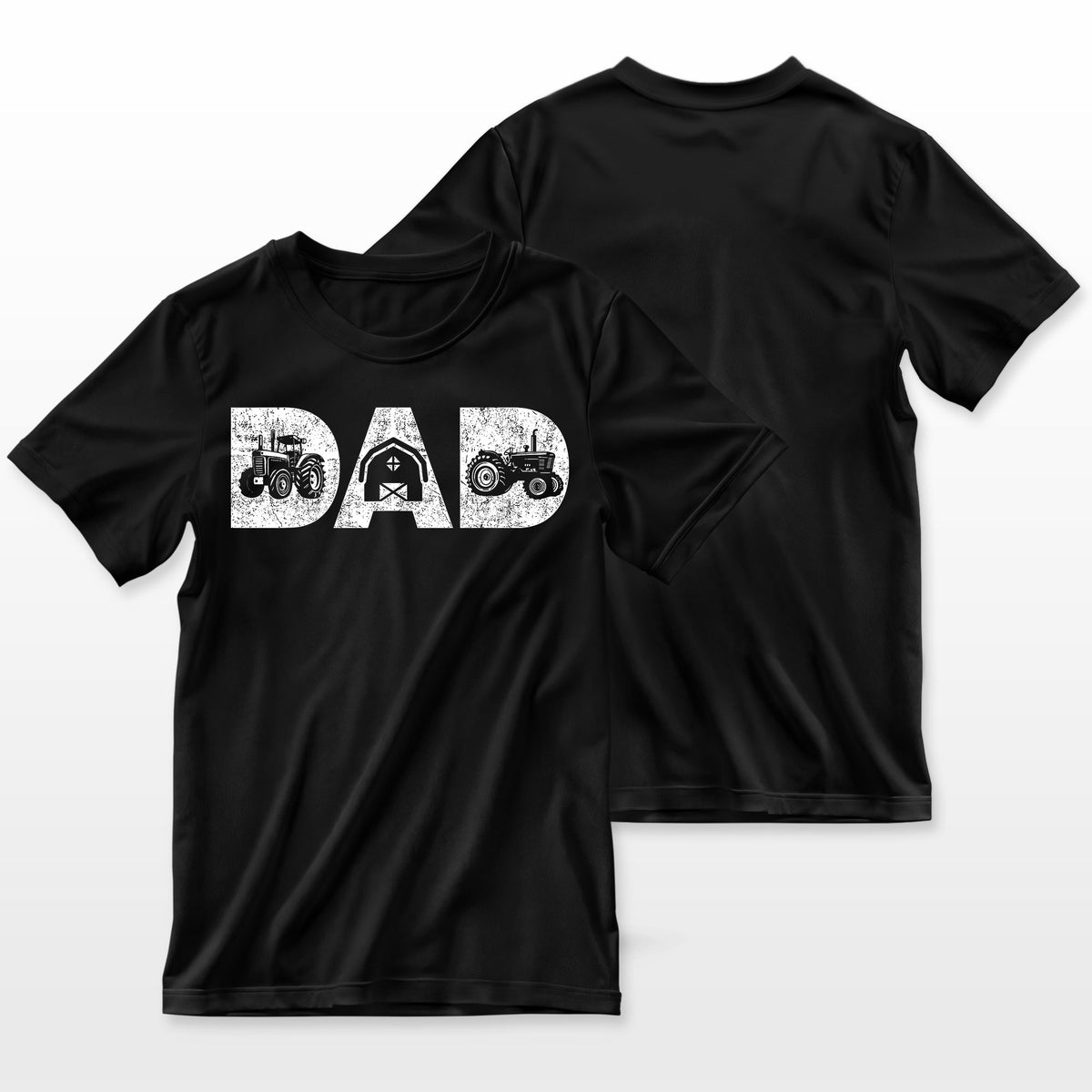 Mens Vintage Farming Father Farm Lover Farmer Daddy Tractor Dad Farmer T-Shirt