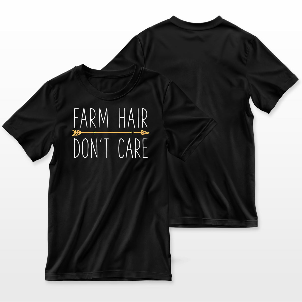 Farm Hair Dont Care T Shirt Farming Farmer Men Women Gifts Farmer T-Shirt