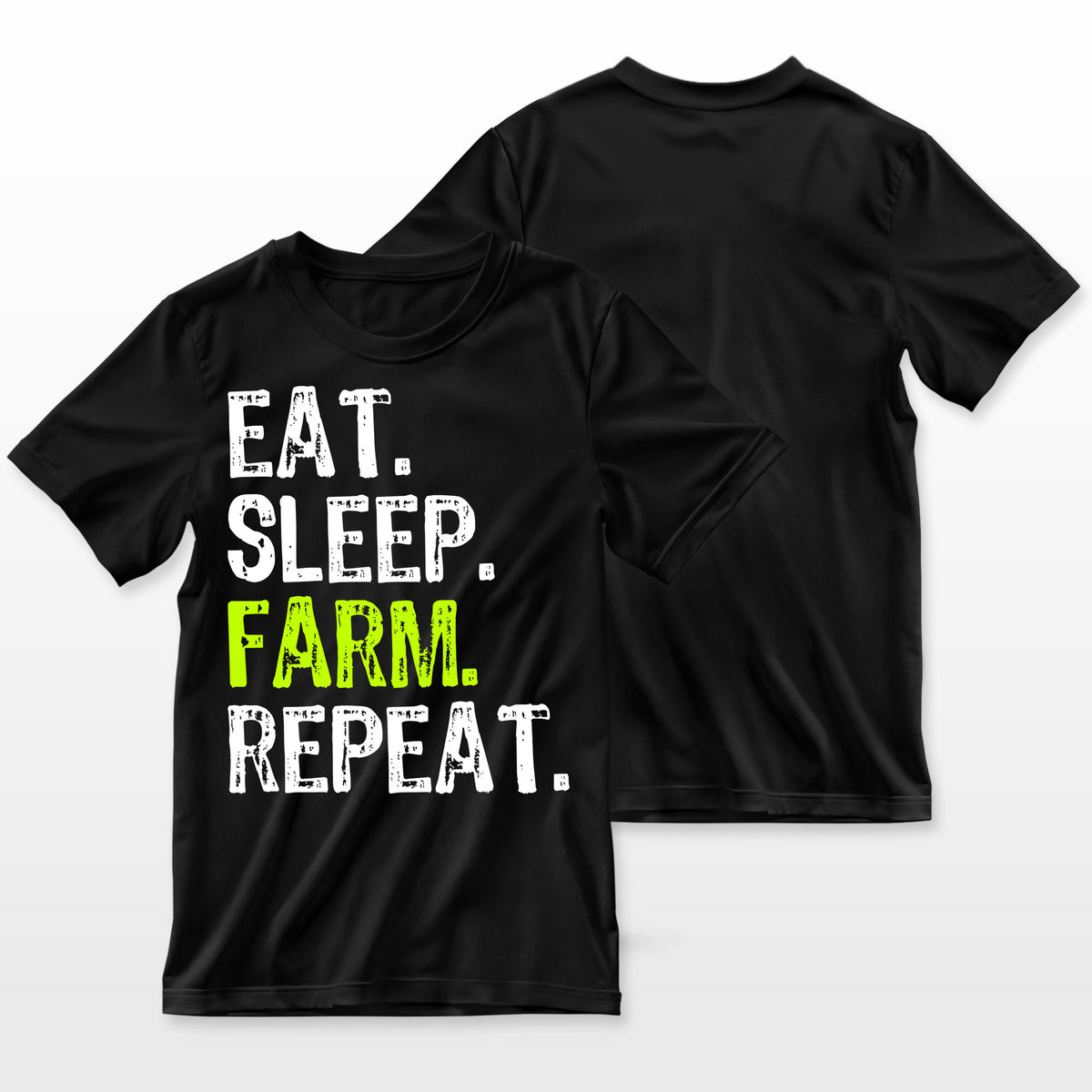 Eat Sleep Farm Repeat Farmer Farming Funny Farmer T-Shirt