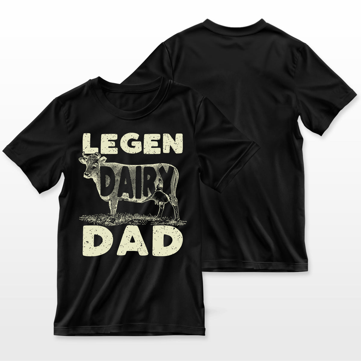 Legen Dairy Dad Cow Farmer Father's Day T-Shirt